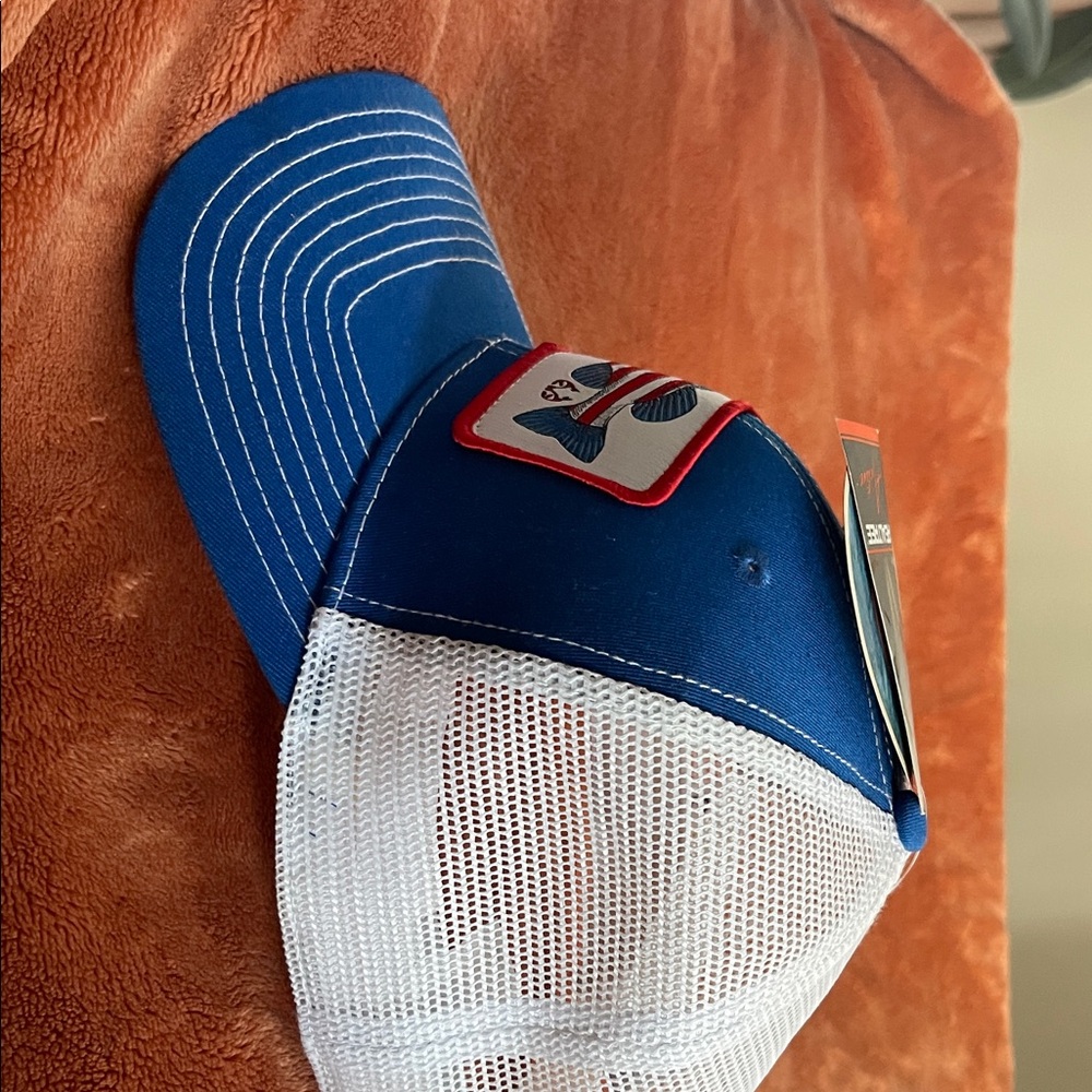 AMERIBASS Blue Fish Patch Cap - Picture 4 of 5
